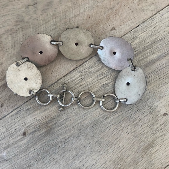 Vintage Carnellian Bracelet Art Noveau Boho Adjustable - Picture 5 of 5